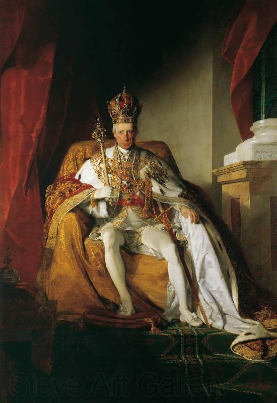 Friedrich von Amerling Emperor Franz II France oil painting art